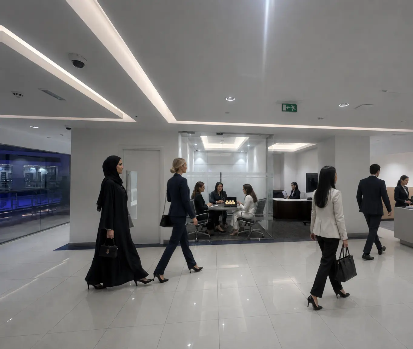 International clients moving through the Tashi Palbar facility